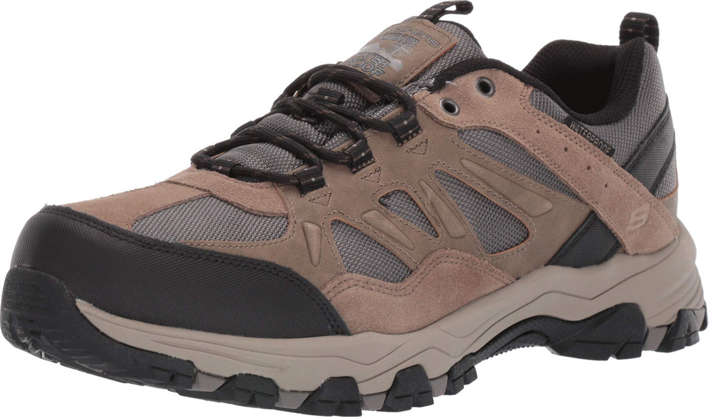 Skechers Men's Selmen-enago Trail Oxford Hiking Shoe, Tan, 12