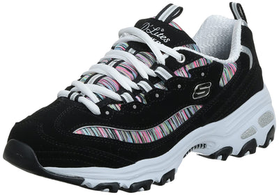 Skechers Womens Dlites Interlude 8 Black/Multi