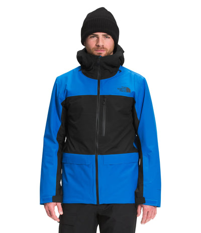 THE NORTH FACE Men's Sickline Insulated Ski Jacket, Hero Blue/TNF Black, XX-Large