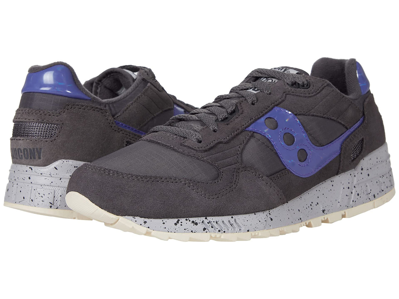 Saucony Men's Shadow 5000 Shoes, Black/Crystal Purple, Size 13 D (M)