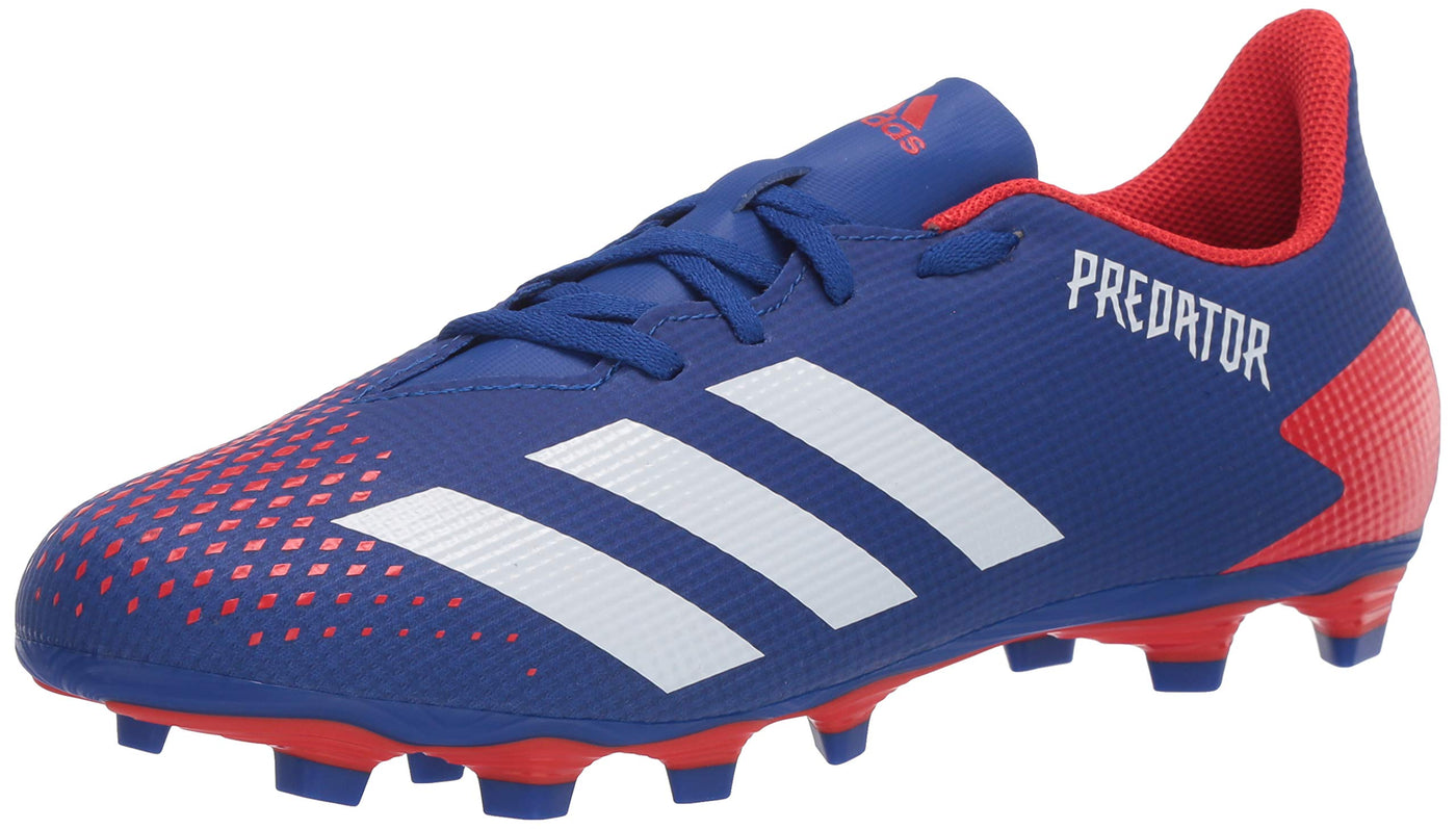 adidas Predator 20.4 Flexible Ground Football Shoe (mens) Team Royal Blue/Ftwr White/Active Red 10