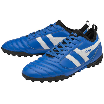 Gola Men's Ceptor Turf Run Football Shoe, Blue/White, 9