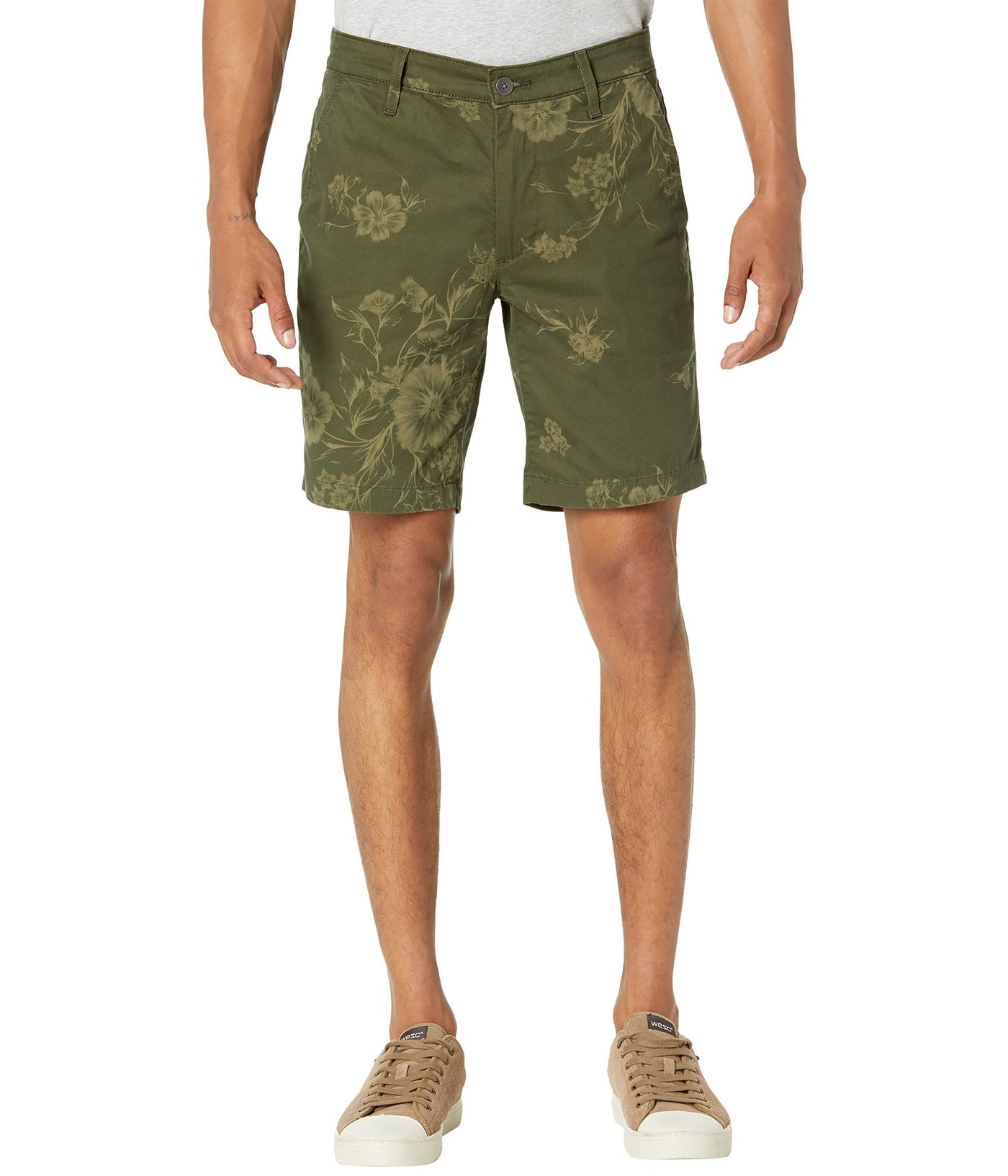 AG Adriano Goldschmied Wanderer Shorts Botanical Flower Fresh Jive 29 8.5