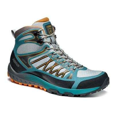 ASOLO Women's Grid Mid GV Hiking Boot 10.5 Sky Grey/North Sea