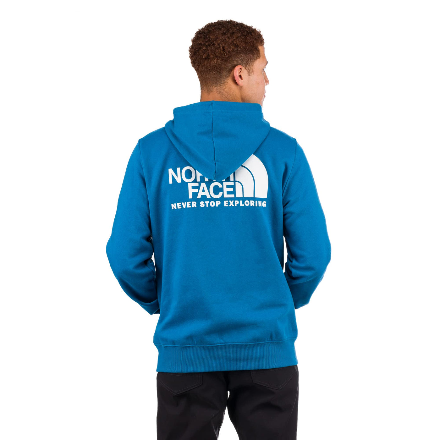 THE NORTH FACE Men's 80/20 Throwback Hoodie Sweatshirt, Banff Blue, X-Large