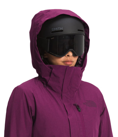 THE NORTH FACE Women's Gatekeeper Insulated Ski Jacket (Standard and Plus Size), Pamplona Purple Heather, Large