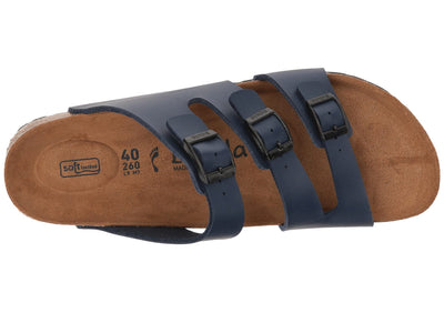 Betula Licensed by Birkenstock Leo Birko-Flor Basic Navy EU 37 (US Women's 6-6.5) Narrow