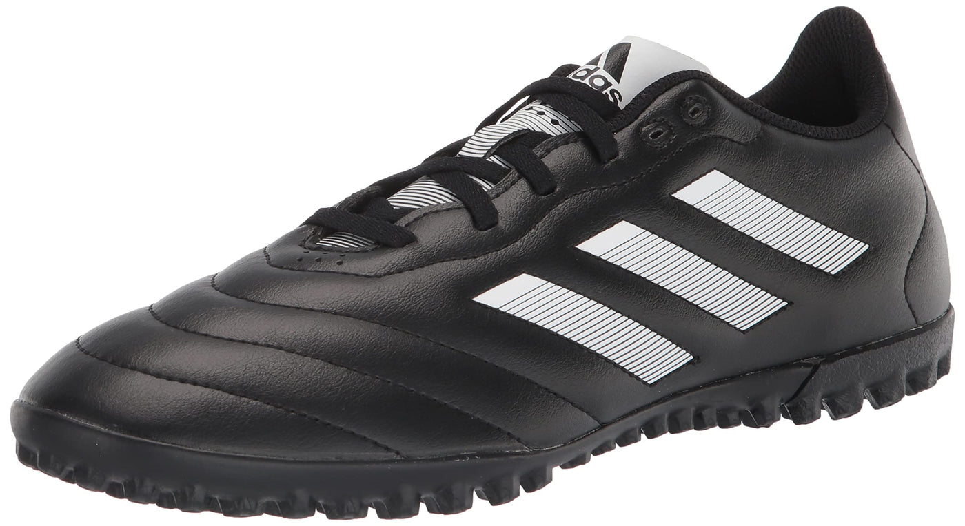 adidas Unisex Goletto Turf Soccer Shoe, Core Black/White/Red, 8 US Men