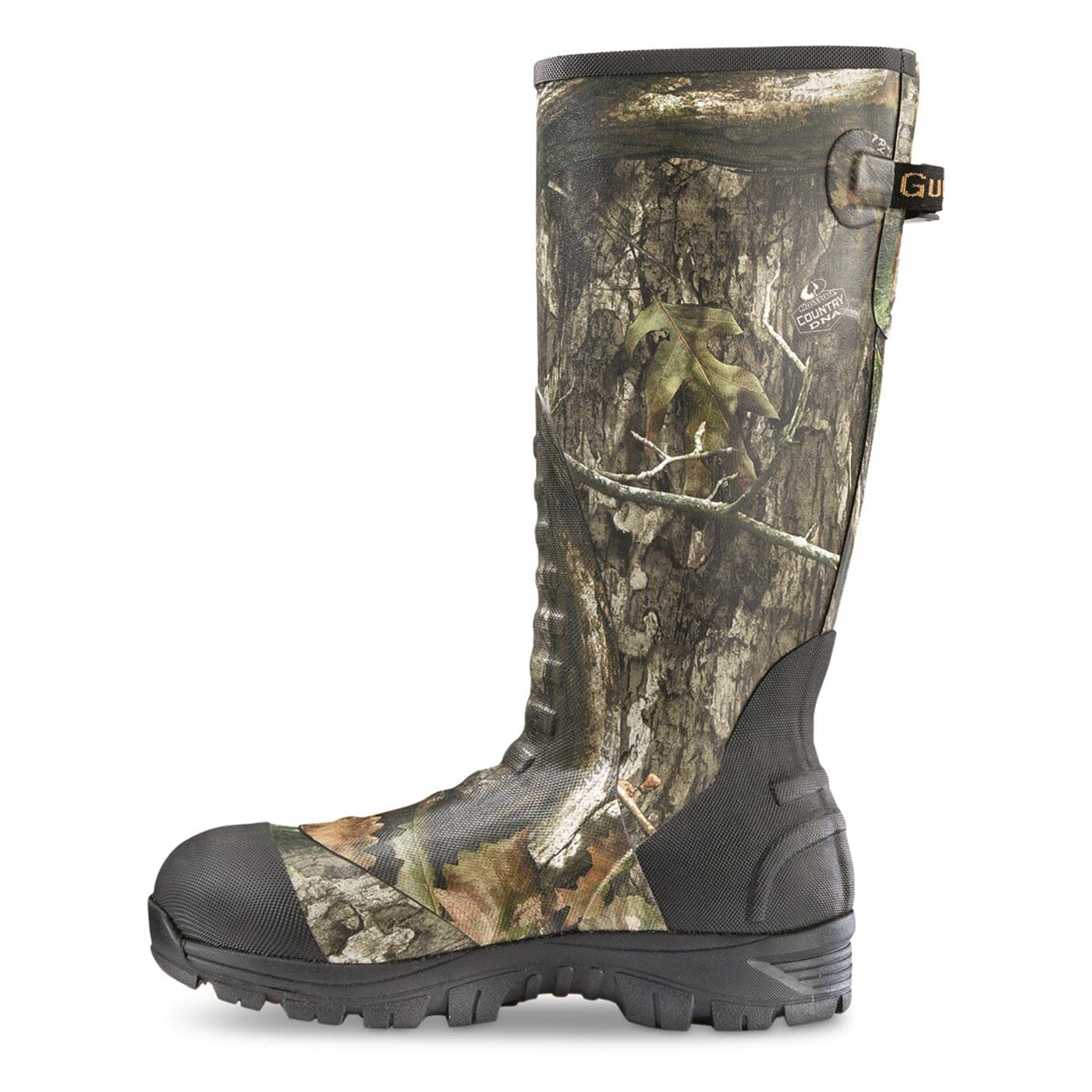 Guide Gear Men's Ankle Fit Insulated Rubber Boots, 2,400-gram, Mossy Oak Break-Up Country, 11D (Medium)