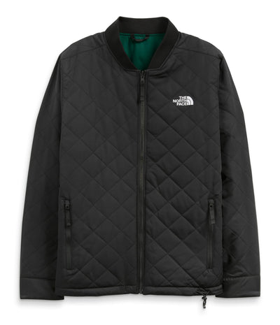 THE NORTH FACE Men's Jester Insulated Ski Jacket, TNF Black/Night Green, Small