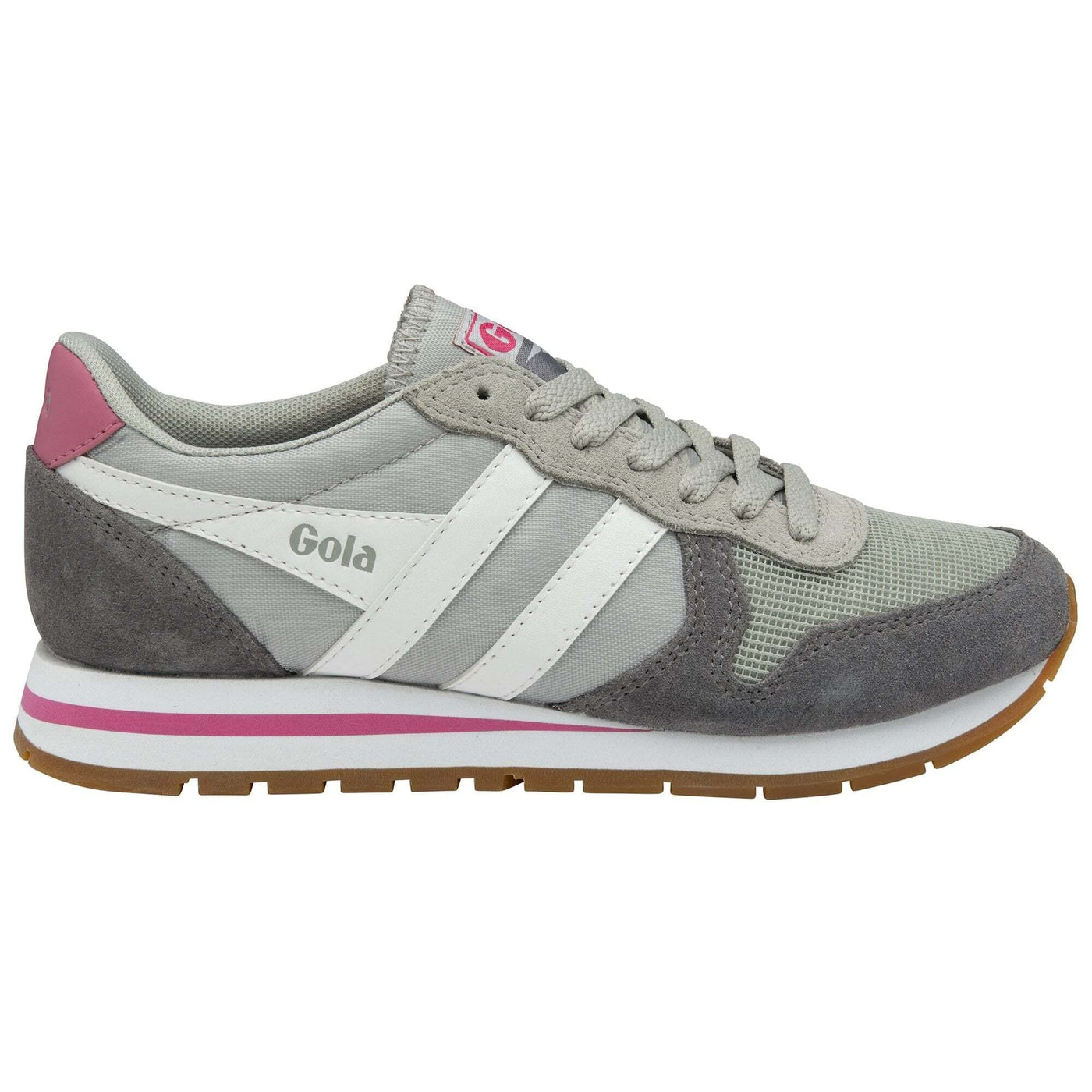 Gola Daytona Light Grey/White/Fluro Pink 9 B (M)