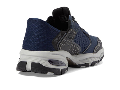 Skechers Men's Vigor 3.0 Drafting Hands Free Slip-in Sneaker, Navy/Black, 10.5