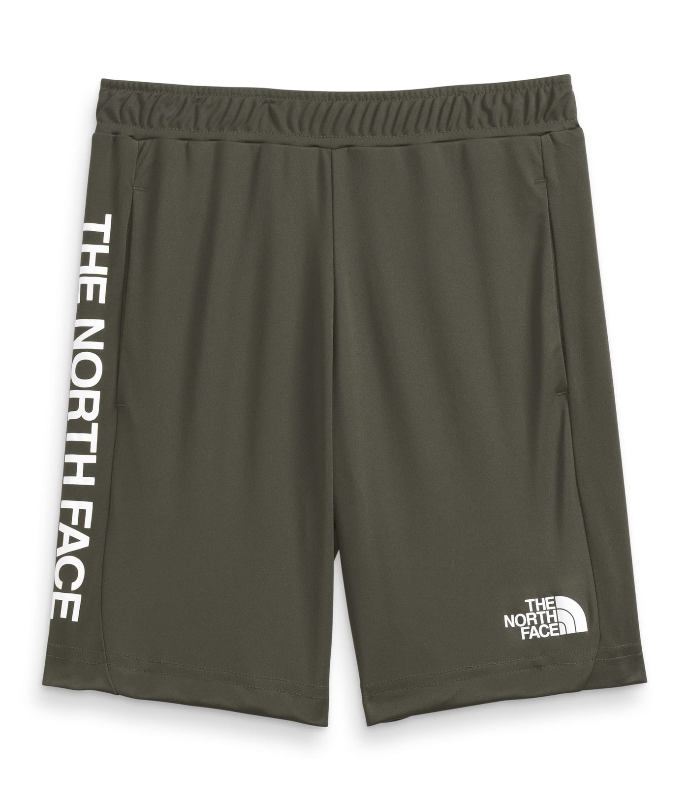 THE NORTH FACE Boys' Never Stop Knit Training Short, New Taupe Green, Small Regular