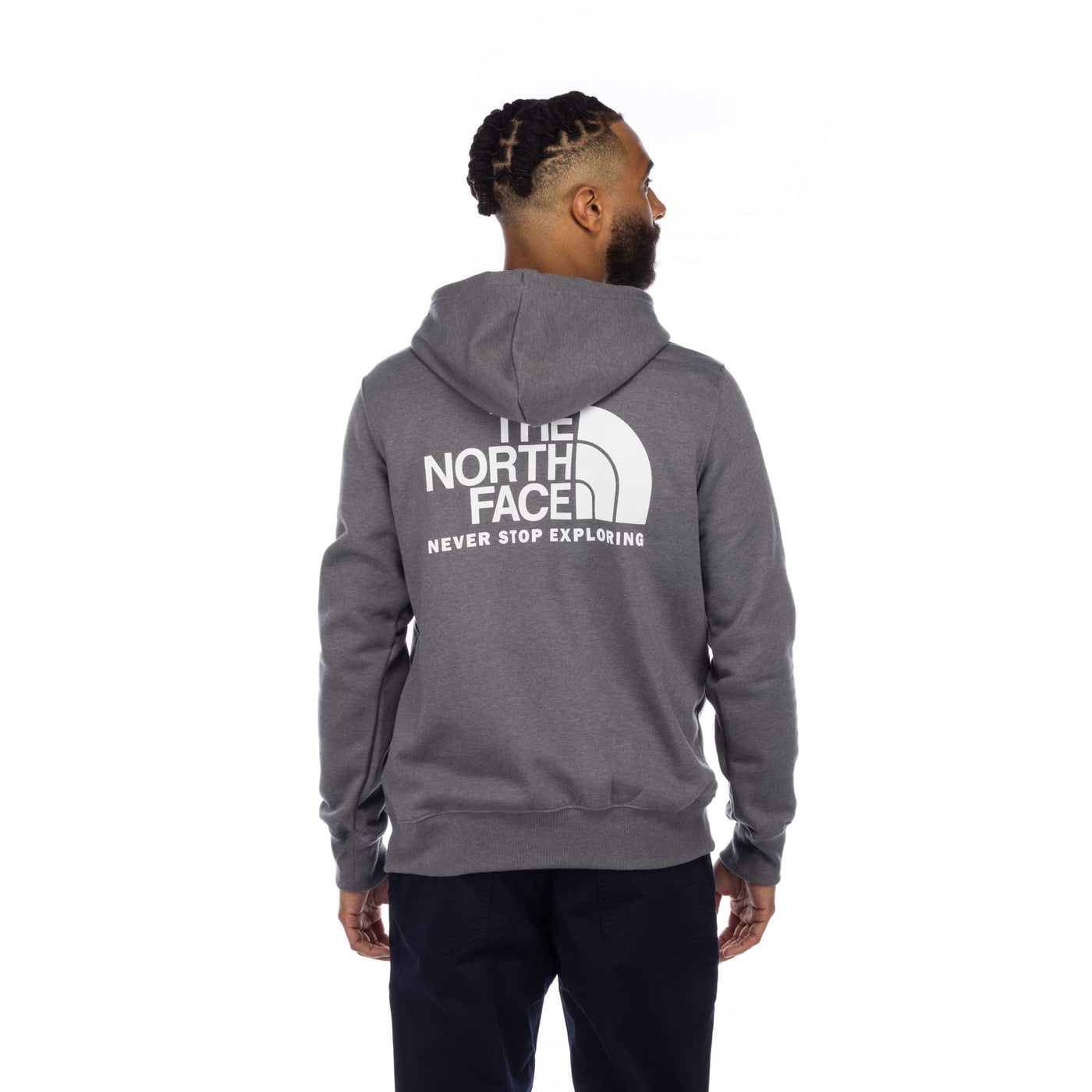 The North Face Men's 80/20 Throwback Hoodie, TNF Medium Grey Heather, M