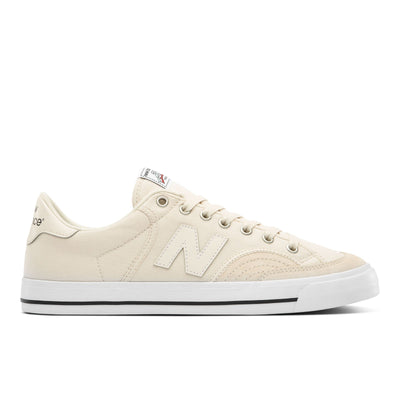 New Balance Unisex Adult NB Numeric 212 Pro Court Skate Shoe 14.5 Women/13 Men Cream/White