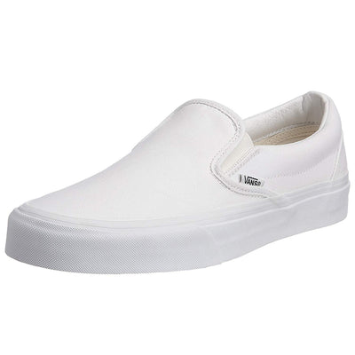 Vans Men's Classic Slip ON Skate Shoes 3.5 (True White)