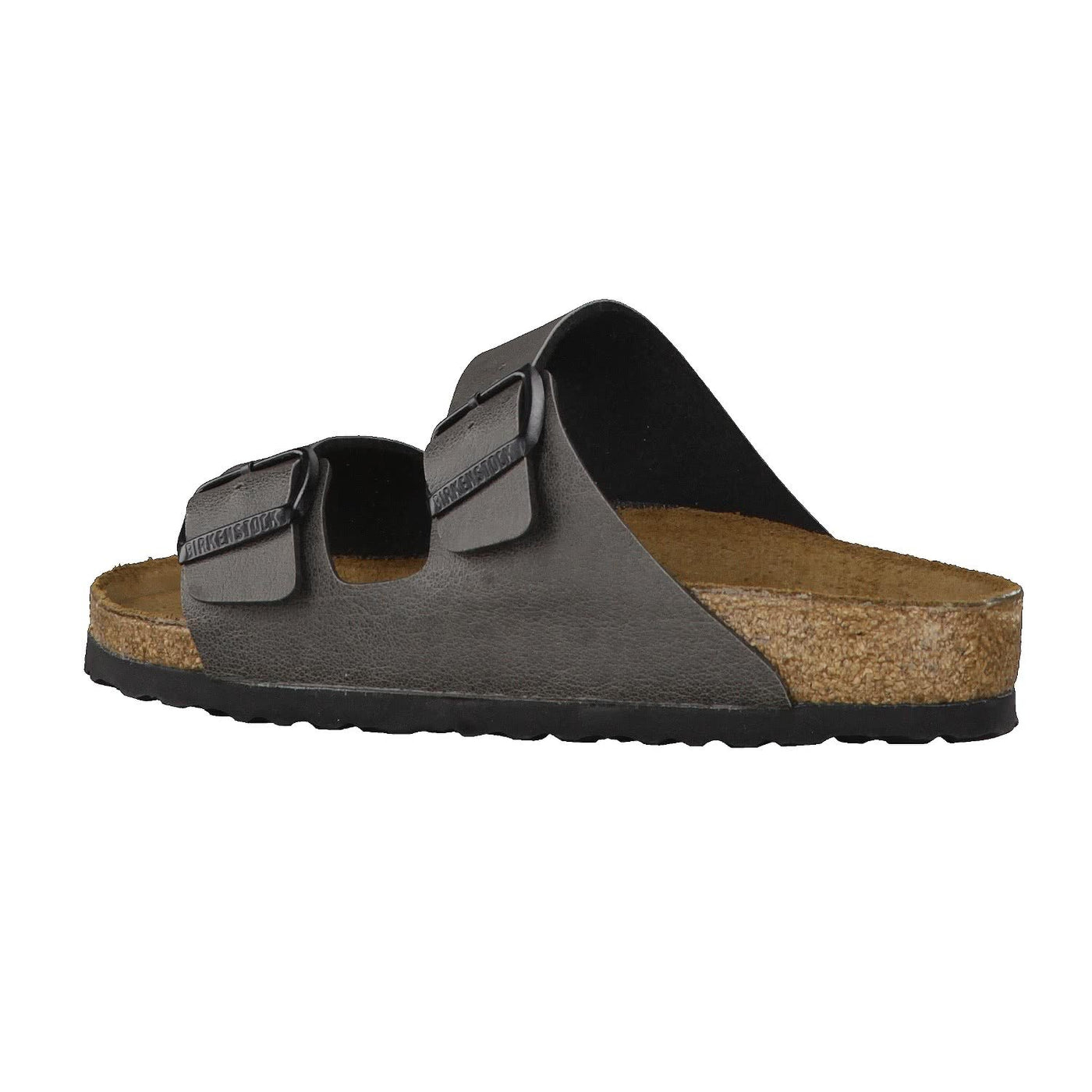 Birkenstock Unisex Arizona Birkoflor - Standard Fitting Classic Buckled Two Strap - Flip Flop Sandal BIRK EU39-UK5.5-US8-8.5 Anthracite