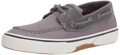 Sperry Men's, Halyard Boat Shoe Grey Corduroy 7 M