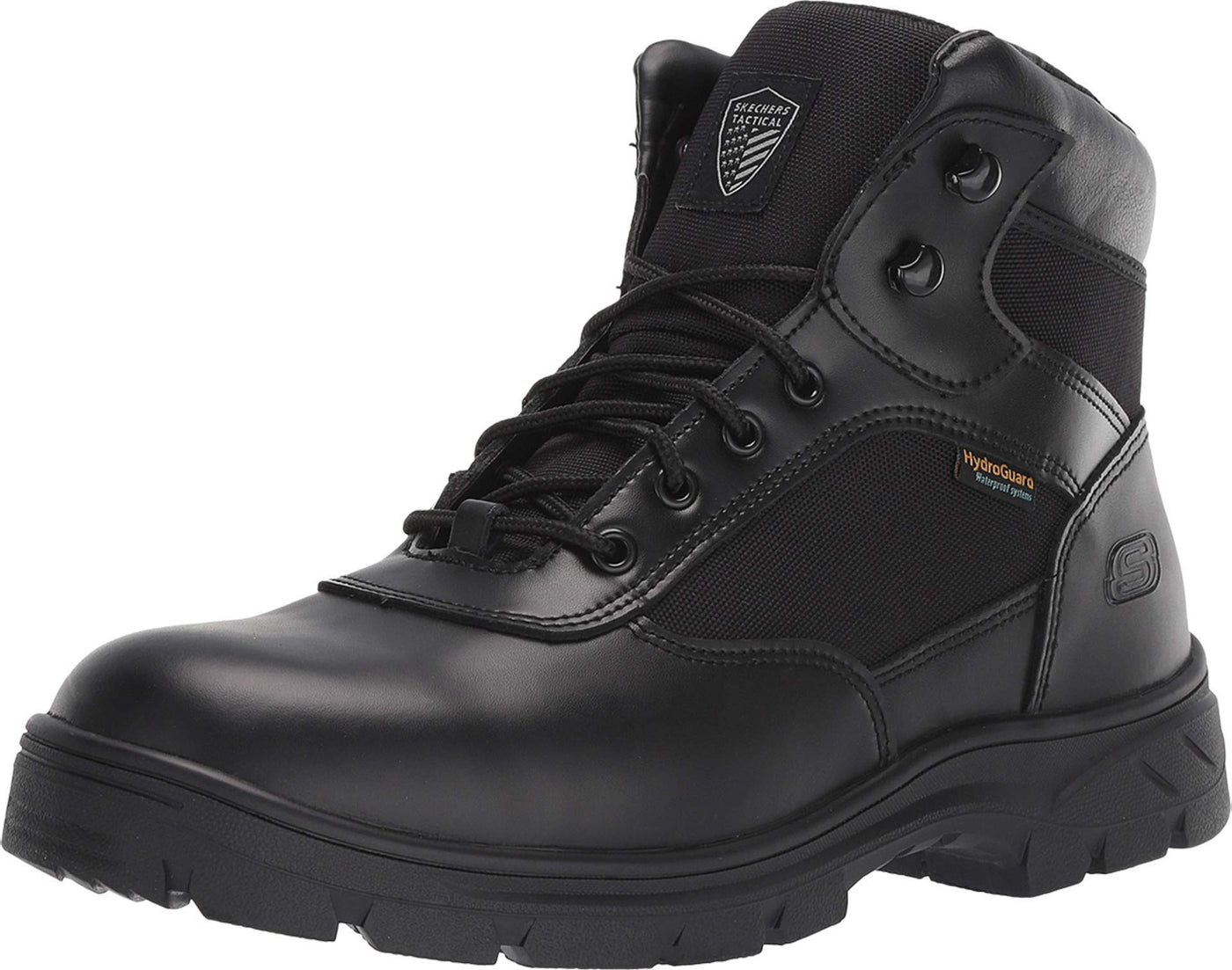 Skechers Men's New Wascana-Benen Military and Tactical Boot, Black, 8.5