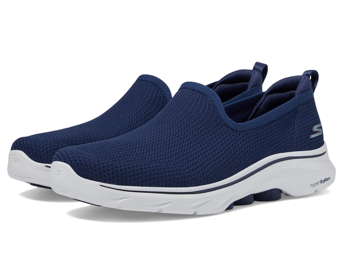 Skechers Women's Go Walk 7 Ivy Casual Slip-On Walking Sneaker 12 Navy/White