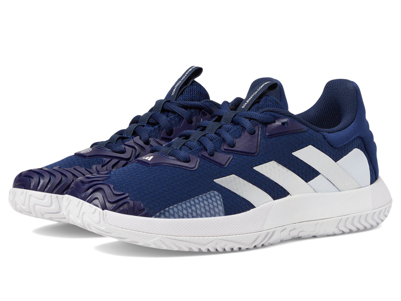 adidas Men's SoleMatch Control 11 Team Navy Blue/Matte Silver/White