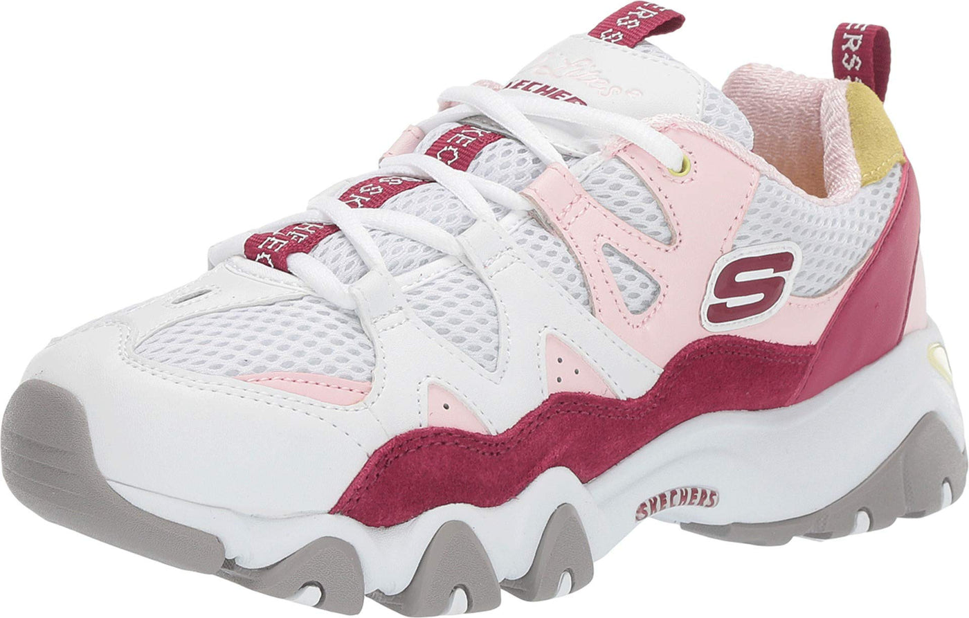 Skechers D'Lites 2 - Wild Summers White/Pink 6.5 B (M)