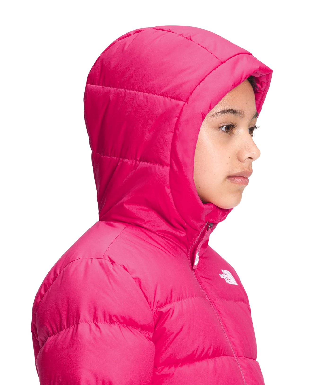 The North Face Youth Moondoggy Hoodie, Cabaret Pink, XXS