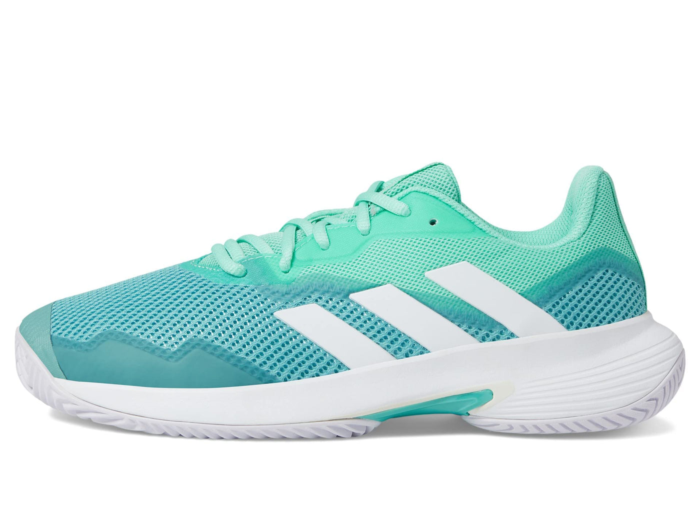 adidas Women's Courtjam Control Tennis Shoe 8 Easy Green/White/Mint Ton