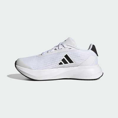 adidas Duramo SL Sneaker, White/Core Black/Grey, 10.5 US Unisex Little Kid