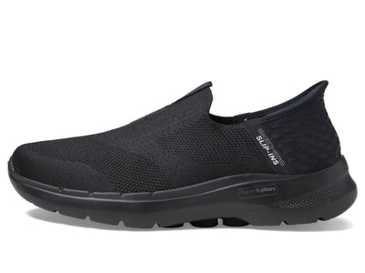 Skechers Men's Gowalk 6 Slip-Ins-Athletic Slip-On Walking Shoes | Casual Sneakers with Memory Foam, Black, 11 X-Wide