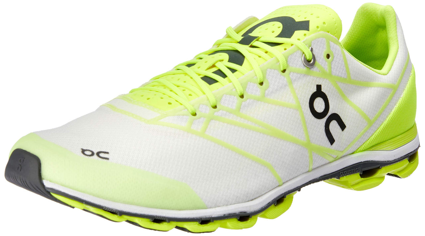 ON Running Men's Cloudflash Speed Shoe Neon/White Size 11