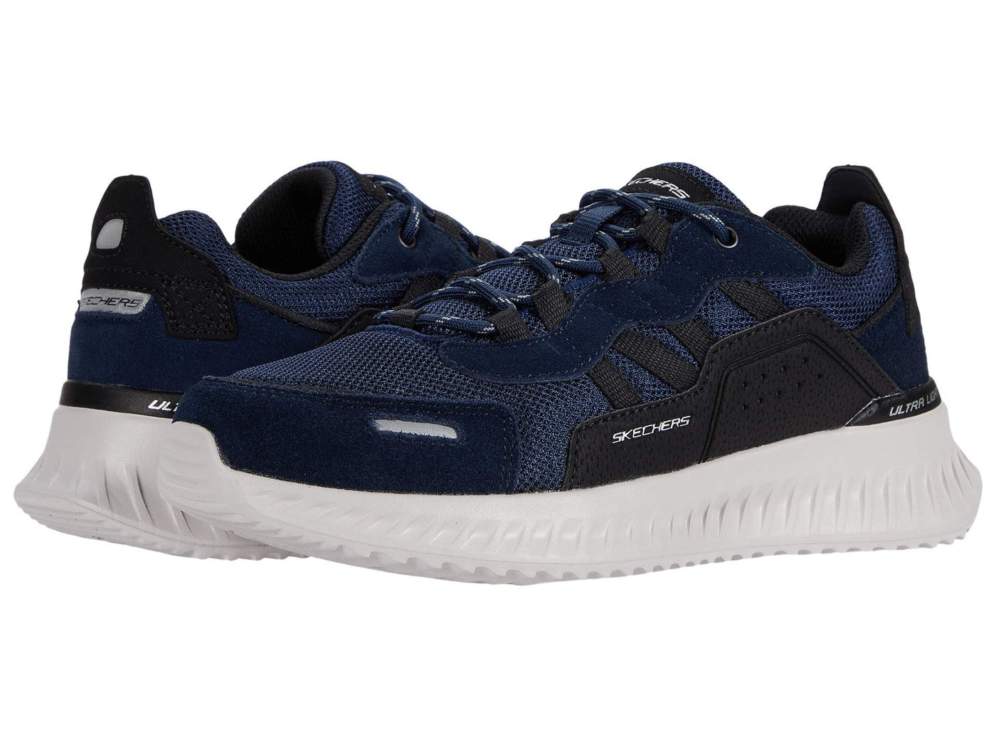 Skechers Men's Low-Top Sneakers 12 Navy/Black