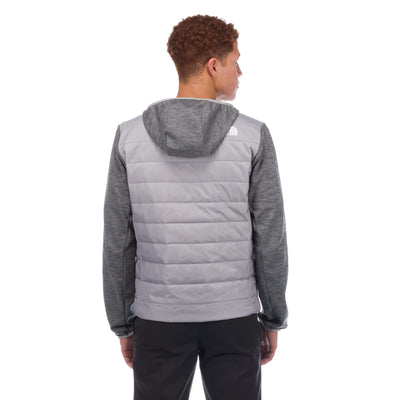 THE NORTH FACE Flare Hybrid Full Zip Mens Fleece Meld Grey L