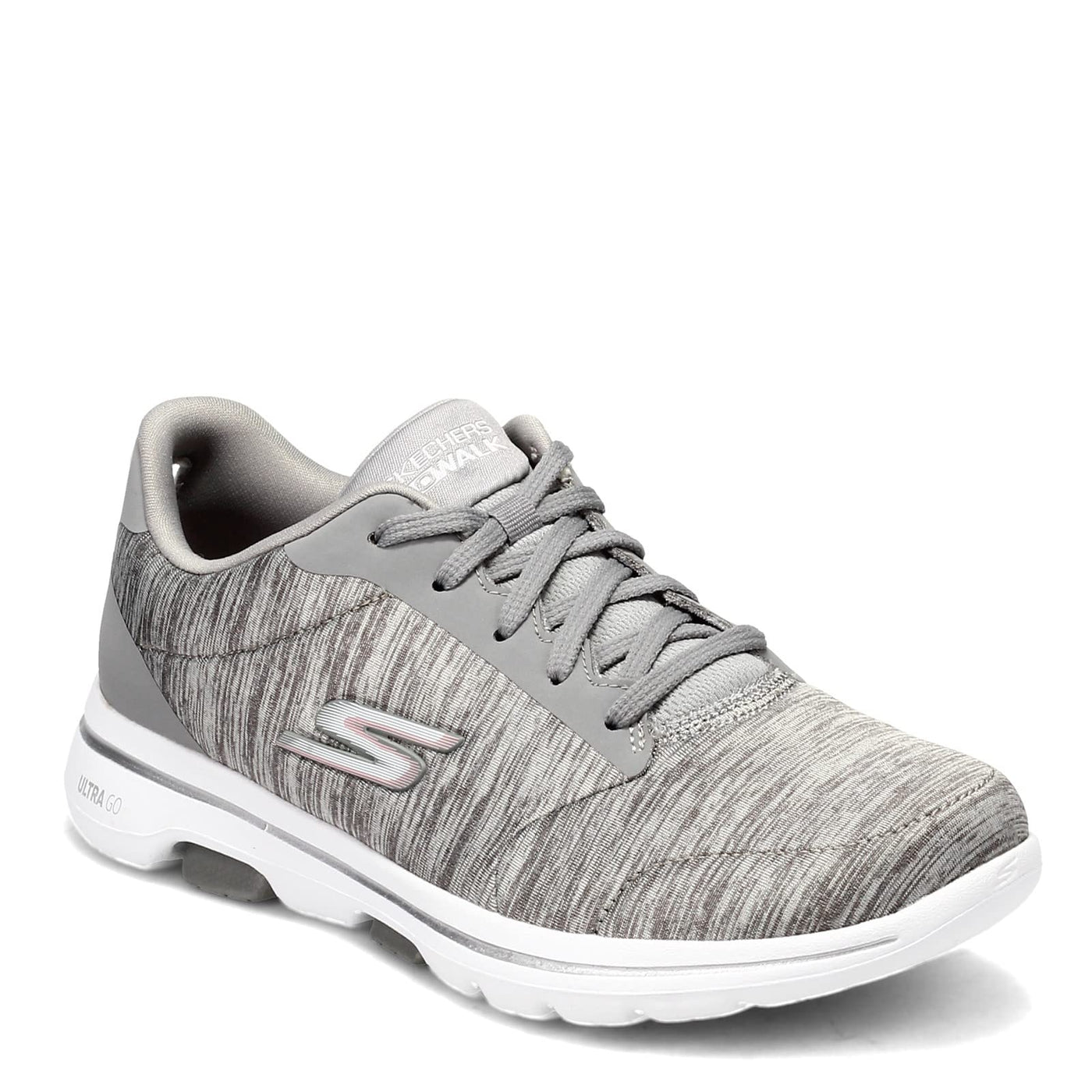 Skechers Women's Go Walk 5 True Sneaker, Grey, 8.5