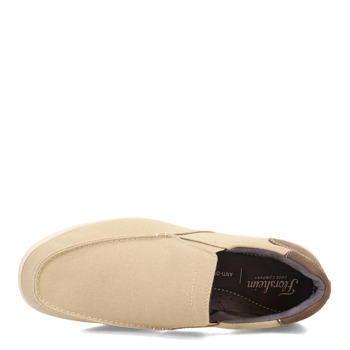 Florsheim Lakeside Canvas Moc Toe Slip-On Sand Canvas 7 W (3E)