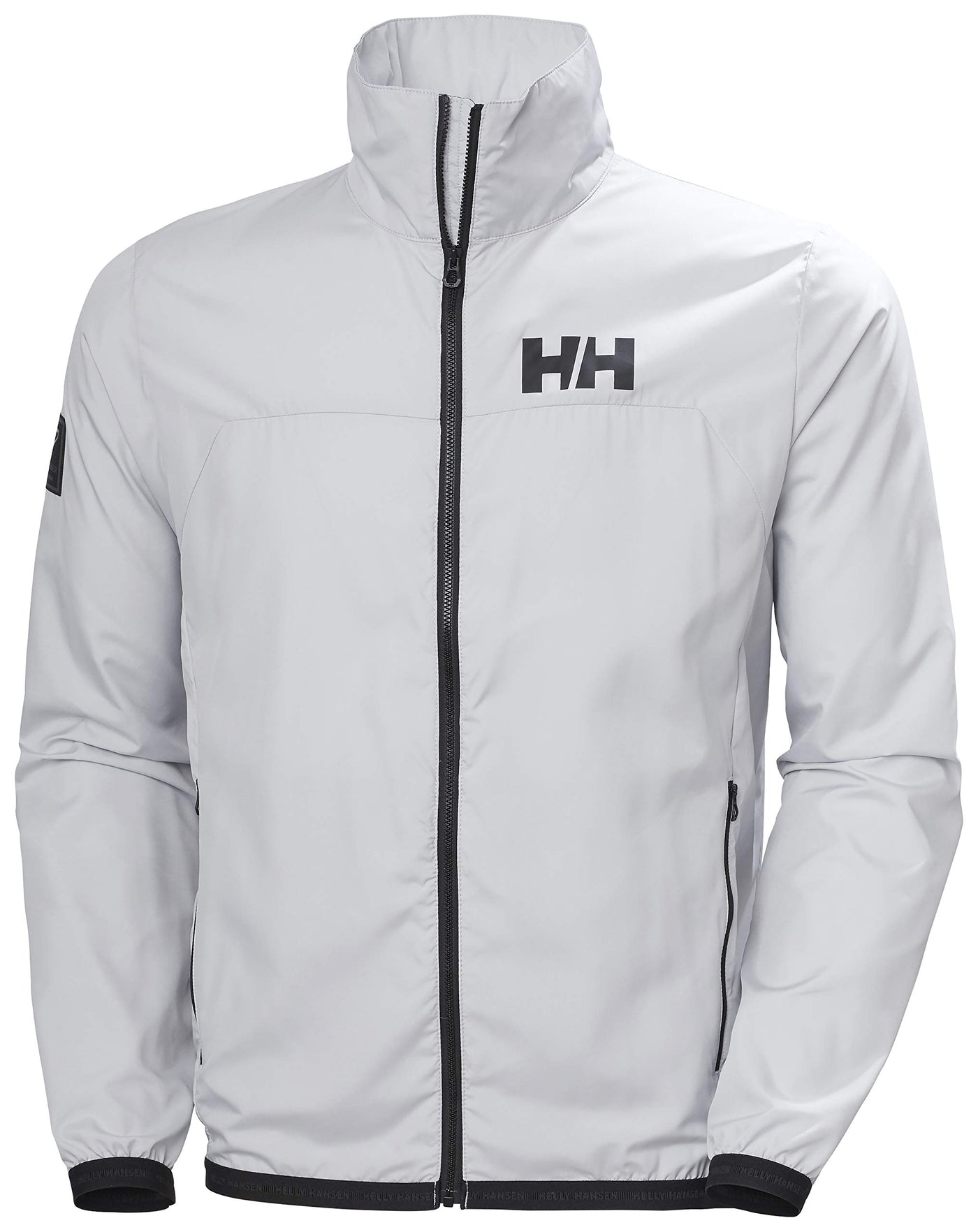 Helly-Hansen Mens HP Light Windbreaker Waterproof Windproof Breathable Sailing Jacket, 853 Grey Fog, Medium