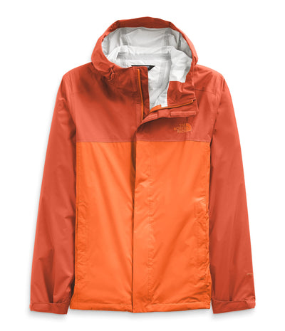 The North Face Men's Venture 2 Jacket, Red Orange/Burnt Ochre, L