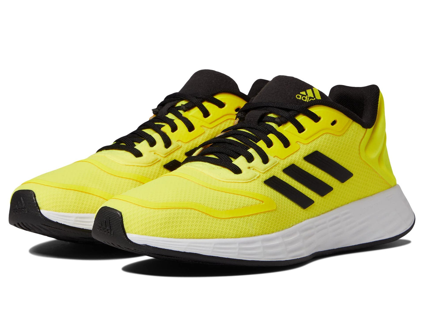 adidas Boy's Duramo 10 Running Shoes (Little Kid/Big Kid) Beam Yellow/White/Black 2.5 Little Kid M