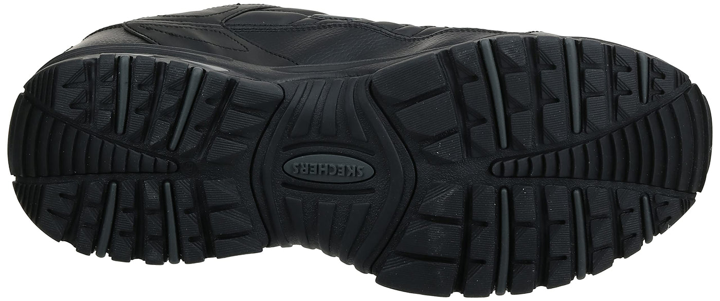 Skechers Men's Energy Afterburn Lace-Up Sneaker 14 Wide Black