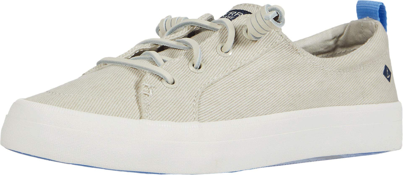 Sperry Women's Crest Vibe Boat Shoe 7 Medium White Twill