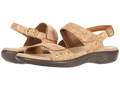 SAS Women's Flat Sandals 11 Narrow Golden Cork