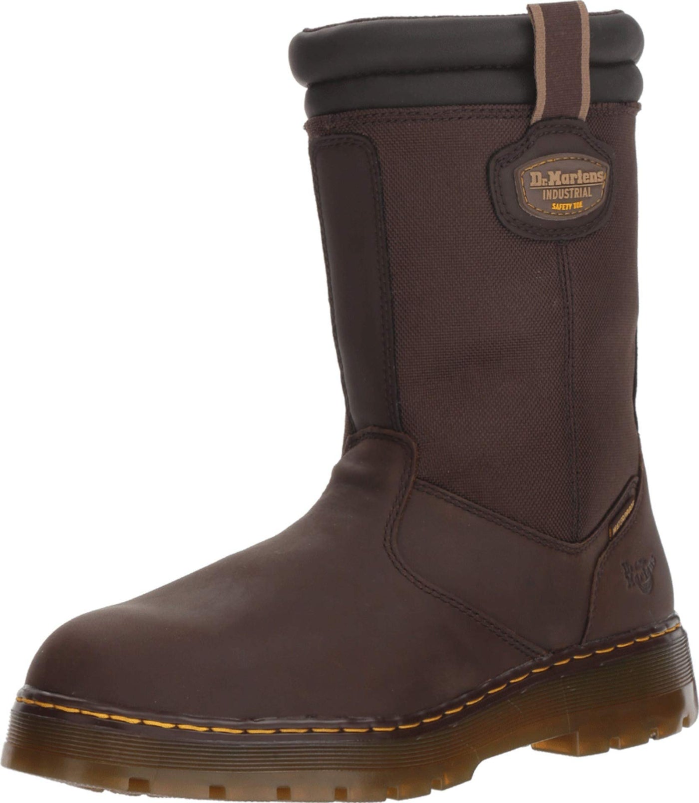 Dr. Martens Work Corbel WP ST Rigger Boot Dark Brown UK 11 (US Men's 12) D (M)