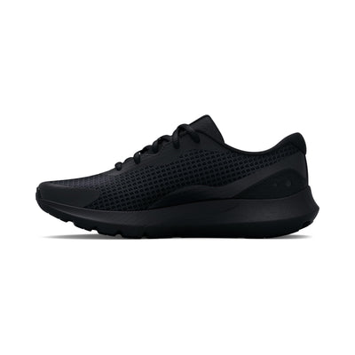 Under Armour Women's Surge 3 Running Shoe 6.5 Black (002)/Black