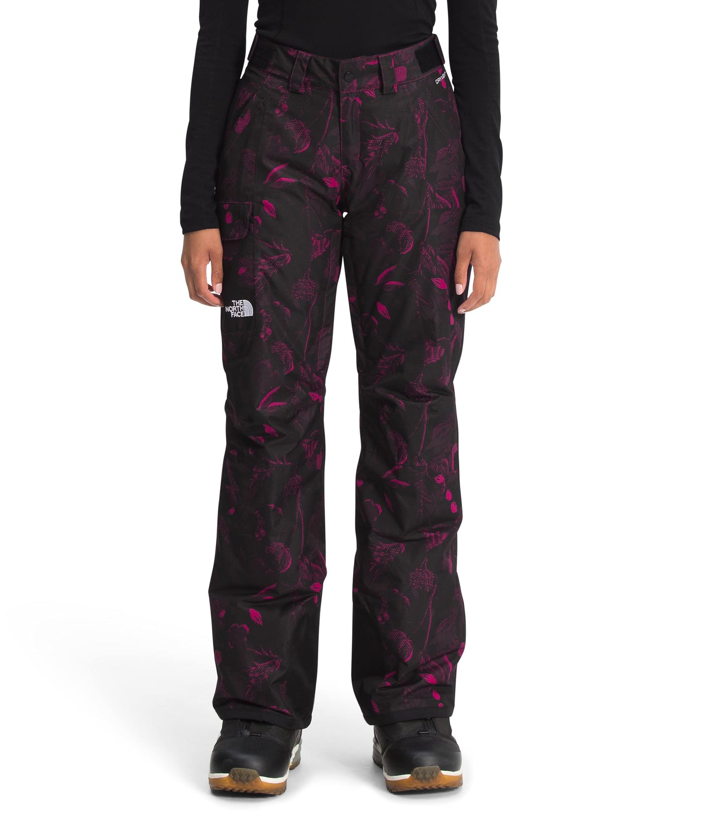 THE NORTH FACE Women's Freedom Insulated Pant (Standard and Plus Size), Roxbury Pink Halftone Floral Print, XX-Large Regular