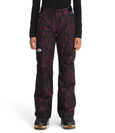 THE NORTH FACE Women's Freedom Insulated Pant (Standard and Plus Size), Roxbury Pink Halftone Floral Print, XX-Large Regular