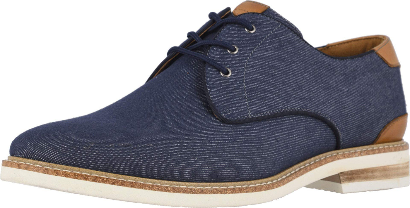 Florsheim Highland Canvas Plain Toe Oxford Mens Oxford 85 DM US Navy