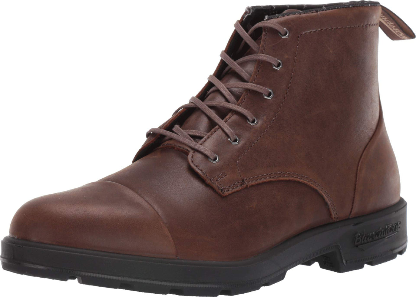 Blundstone BL1935 Toe Cap Lace-Up Boot Antique Brown W/Toe Cap AU 12 (US Men's 13) Medium