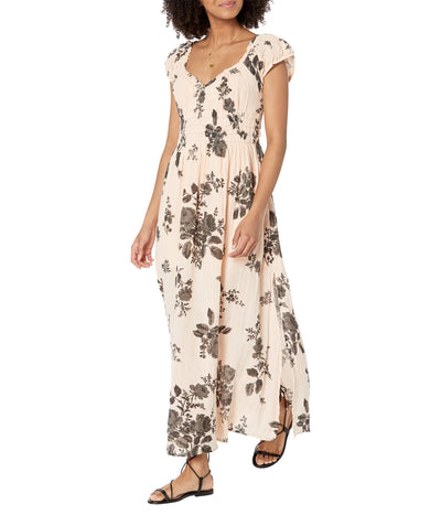 Free People Forget Me Not Midi Peach Combo No Overe MD (Women's 8-10)