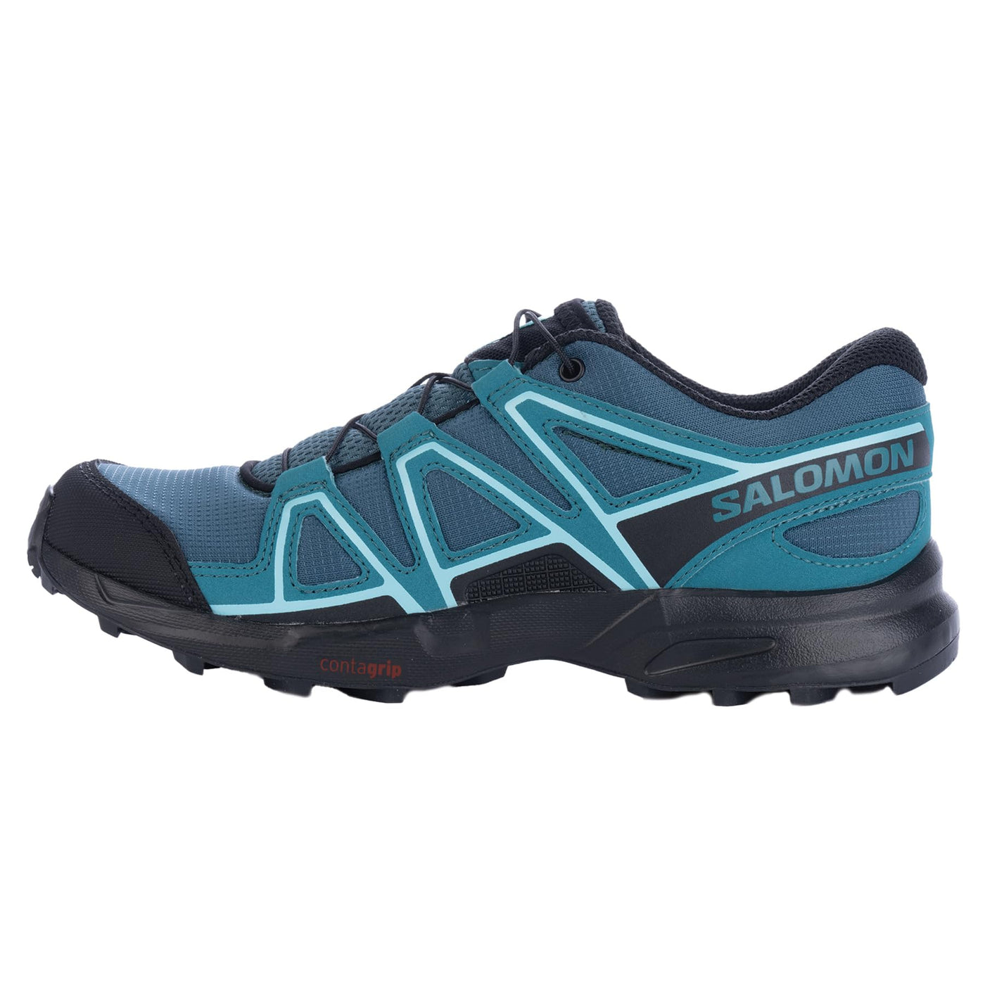 Salomon Junior SPEEDCROSS Outdoor Shoes for Kids, Stargazer / Black / Harbor Blue, 6