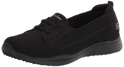 Skechers Women's Microburst 2.0 - Irresistable Sneaker, Black, 9.5